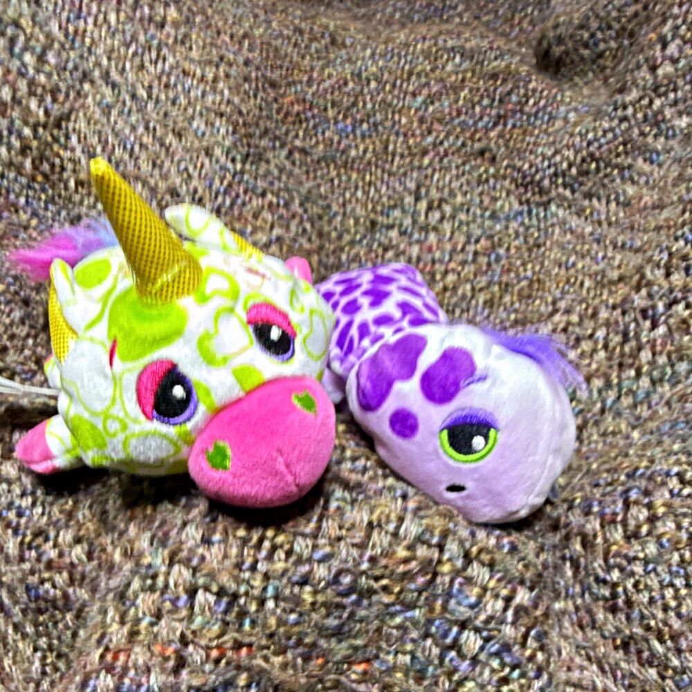 Basic Fun Cutetitos Unicorn & Turtle Mini Plush Stuffed Animals Multicolor 2021